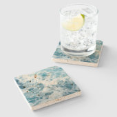 ONDERZETTER STONE : NATUUR : ZEE (Zijkant)