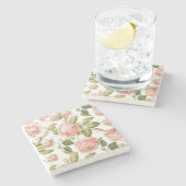 ONDERZETTER STONE : ROZEN (Zijkant)