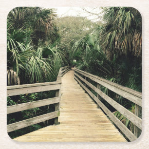 Onderzetter Tropische kever Pier Palm Trees