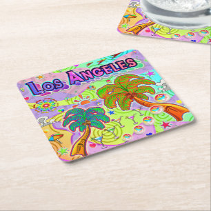 Onderzetter Vacation Target van Los Angeles