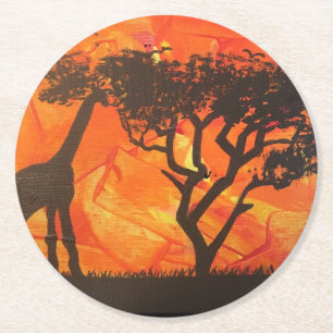 Onderzetter van Afrikaanse woestijn Safari