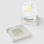 Onderzetter van Asparagus-Drinken (Zijkant)