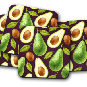 Onderzetter van Avocados Fruit   Vastgesteld Onder