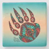 Onderzetter van Beer met stamweefsel (Voorkant)