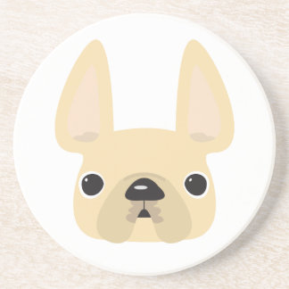 Onderzetter van Cream Frenchie