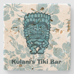 Onderzetter van de Bar ku-Tiki het Hawaiiaanse