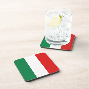 Onderzetter van de Italiaanse vlag