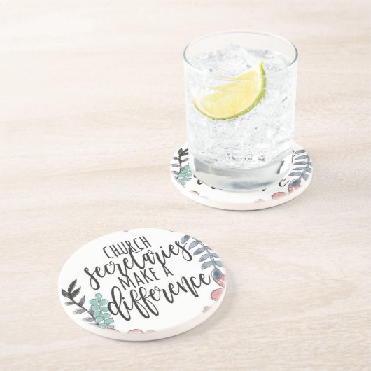 Onderzetter van de kerksecretarissen Sandstone (Zijkant)