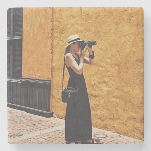 Onderzetter van de natuurlijke elementensteen van  (Voorkant)