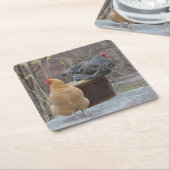 Onderzetter van de Partij van de Kippen (Schuin)