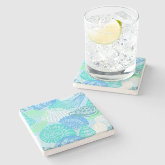 Onderzetter van de Seashells Stone (Zijkant)