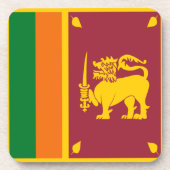 Onderzetter van de Sri Lankaanse vlag (Voorkant)