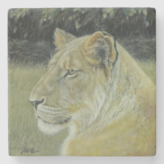 onderzetter van de "The Lion Queen" (Voorkant)