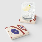 Onderzetter van de vastzetsteen van de mantel (Zijkant)