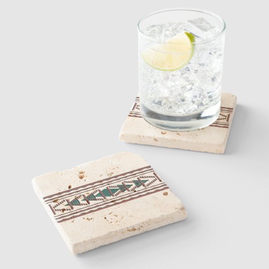 Onderzetter van de Zuidwest-Tapestry Travertine (Zijkant)