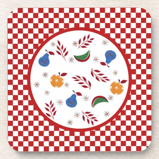  Onderzetter van fruitkurk (Voorkant)