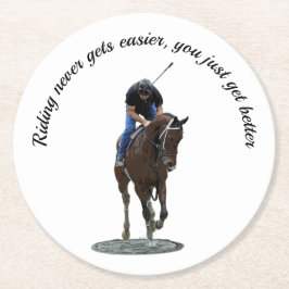 Onderzetter van galoping Thoroughbred Horse Paper