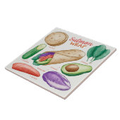  Onderzetter van glas ontvangen Tegeltje (Zijkant)