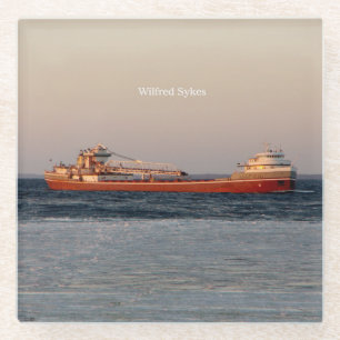 Onderzetter van glas van Wilfred Sykes Glazen Onderzetter