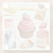 Onderzetter van glas voor de trommel (Achterkant)