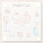 Onderzetter van glas voor de trommel (Achterkant)