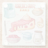 Onderzetter van glas voor de trommel glazen onderzetter (Achterkant)