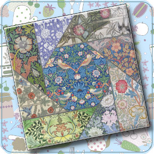 Onderzetter van glas - William Morris Afbeelding C