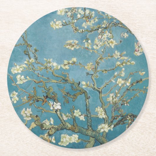 Onderzetter : VAN GOGH : ALMOND BLOSSOM (Voorkant)