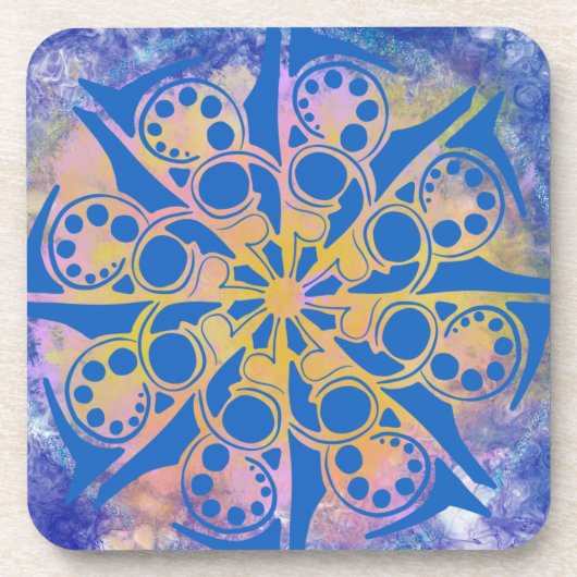 Onderzetter van harde kunststof (Voorkant)