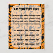 Onderzetter van harde kunststof flyer (Achterkant)