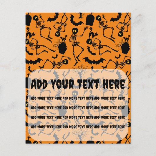 Onderzetter van harde kunststof flyer (Voorkant)