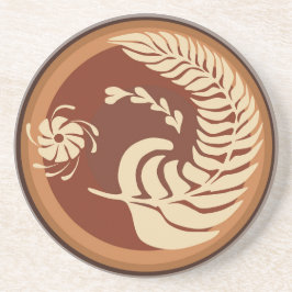 Onderzetter van het ontwerp van de Veer en van de