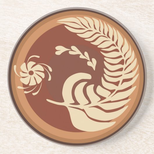 Onderzetter van het ontwerp van de Veer en van de  (Voorkant)