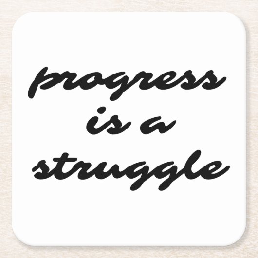 Onderzetter van het voortgangsdocument (Voorkant)