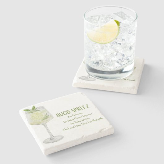 Onderzetter van Hugo Spritz (Zijkant)