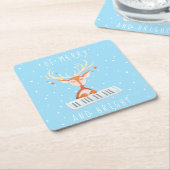 Onderzetter van kerstrendieren (Schuin)