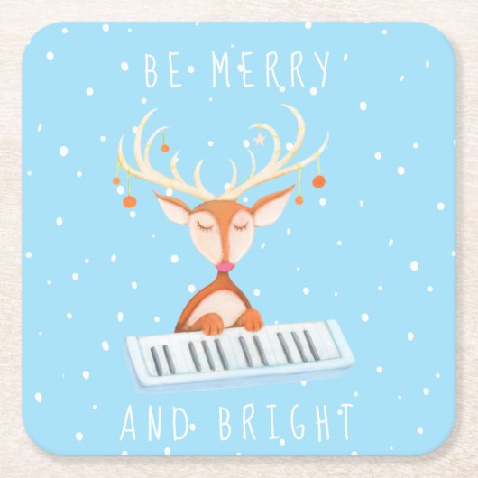 Onderzetter van kerstrendieren (Voorkant)