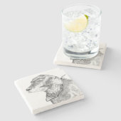 Onderzetter van labrador Retriever (Zijkant)