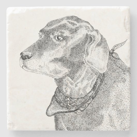 Onderzetter van labrador Retriever (Voorkant)