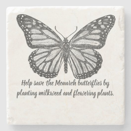 Onderzetter van Monarch-vlinderstaarten (Voorkant)