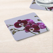 Onderzetter van Paars orchidepapier (Schuin)