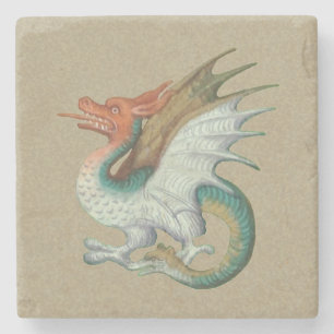 Onderzetter van rode drakensteen