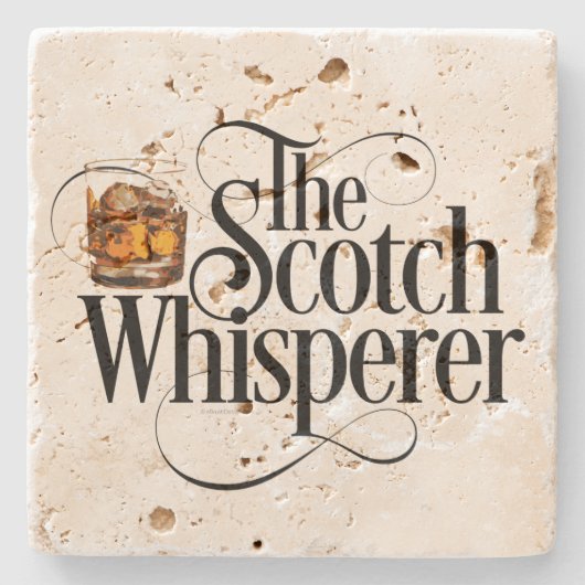 Onderzetter van Scotch Whisperer Stone (Voorkant)