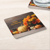 Onderzetter van traditioneel Thanksgiving papier (Schuin)