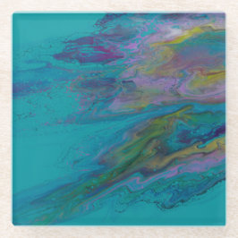 Onderzetter van vierkante glas