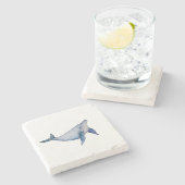 Onderzetter van walvissteen (Zijkant)