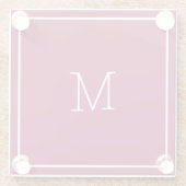 Onderzetter van wijnkleurig glas (Achterkant)