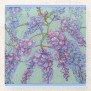 Onderzetter van Wisteria Glass Glazen Onderzetter