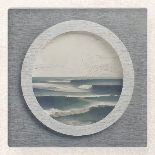 Onderzetter van zeeglas (Voorkant)