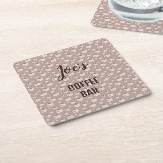 Onderzetter voor aangepaste Drink Koffiebalkstatio (Schuin)